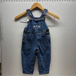 Vintage Farm Animals Embroidered Overalls